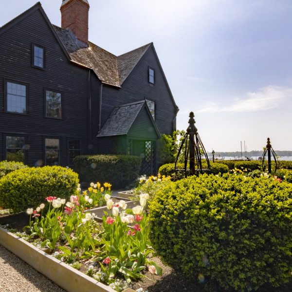 The gardens and grounds at The House of the Seven Gables Museum Campus