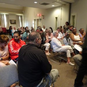 Participants in a Community Conversation at The House of the Seven Gables