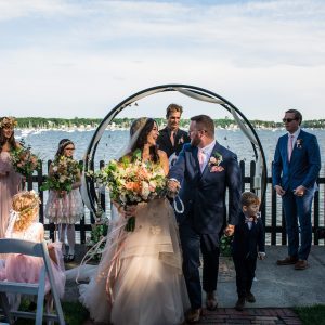 A harborside wedding at The House of the Seven Gables