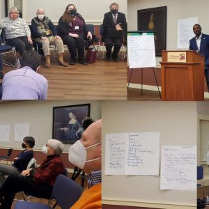 Photos of The Gables event Community Conversations in March 2022