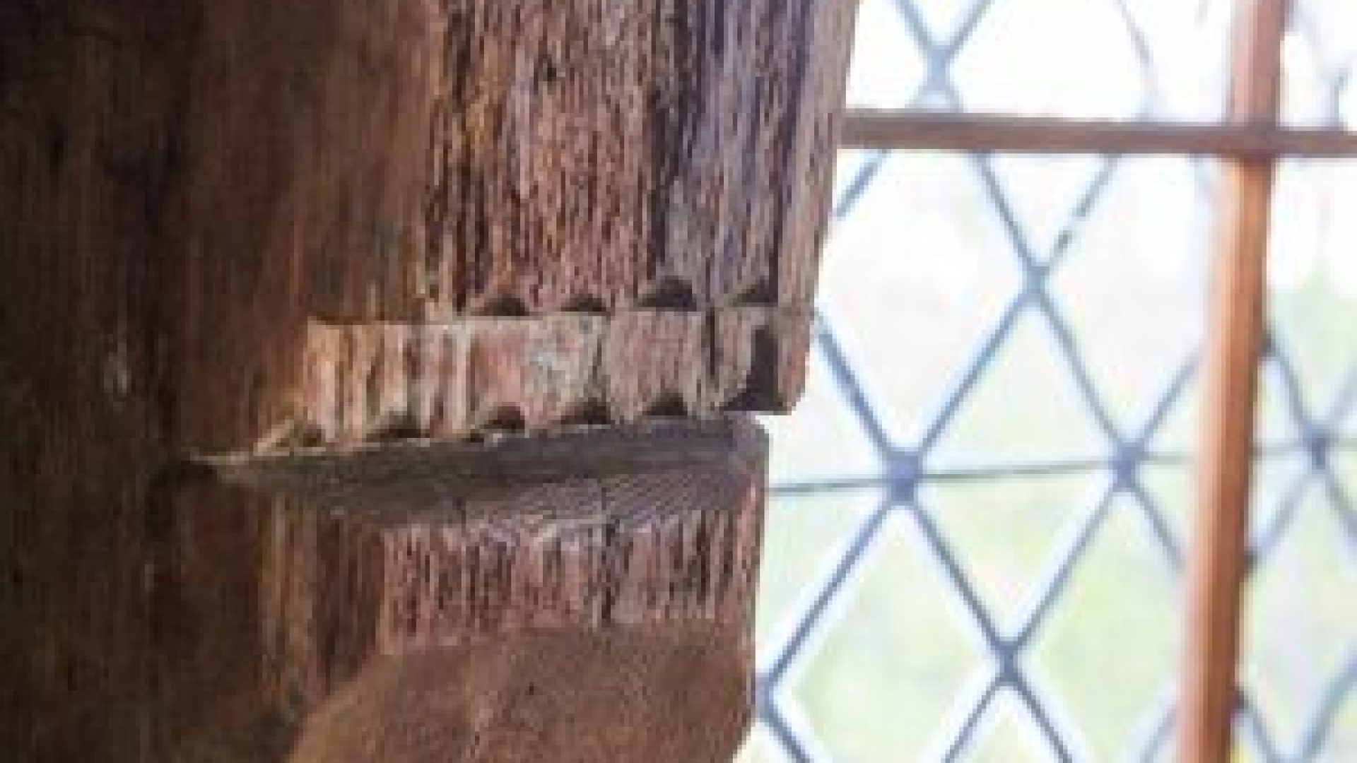 Wooden Posts and Window | 17th Century Saturdays