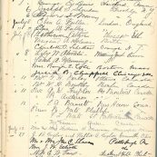 Yellowed and slightly torn page with "House of Seven Gables