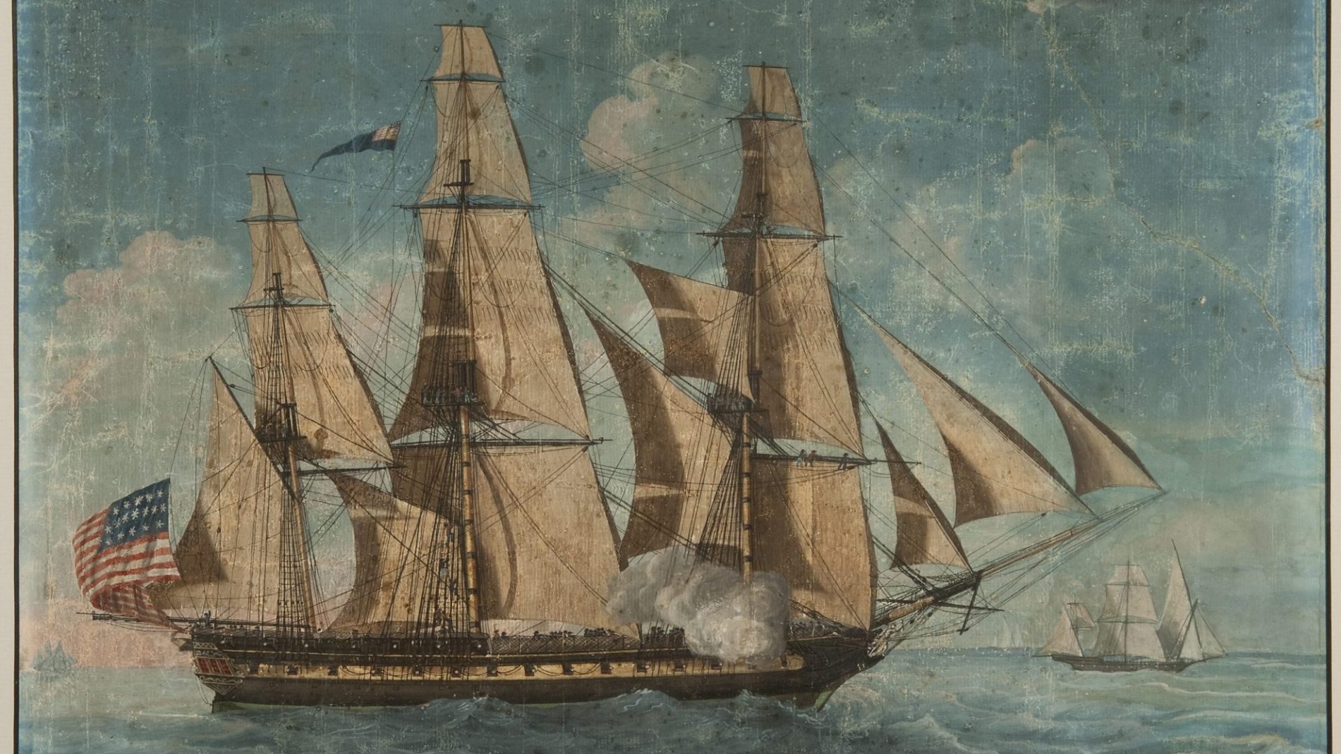 USS Constitution Painting | "This Gallant Crew:" The Builders