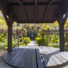 The gardens and grounds at The House of the Seven Gables Museum Campus