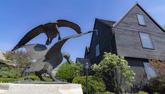 The gardens and grounds at The House of the Seven Gables Museum Campus