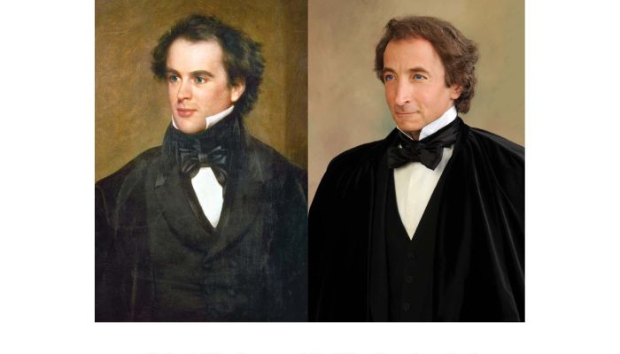 Nathaniel Hawthorne and his lookalike