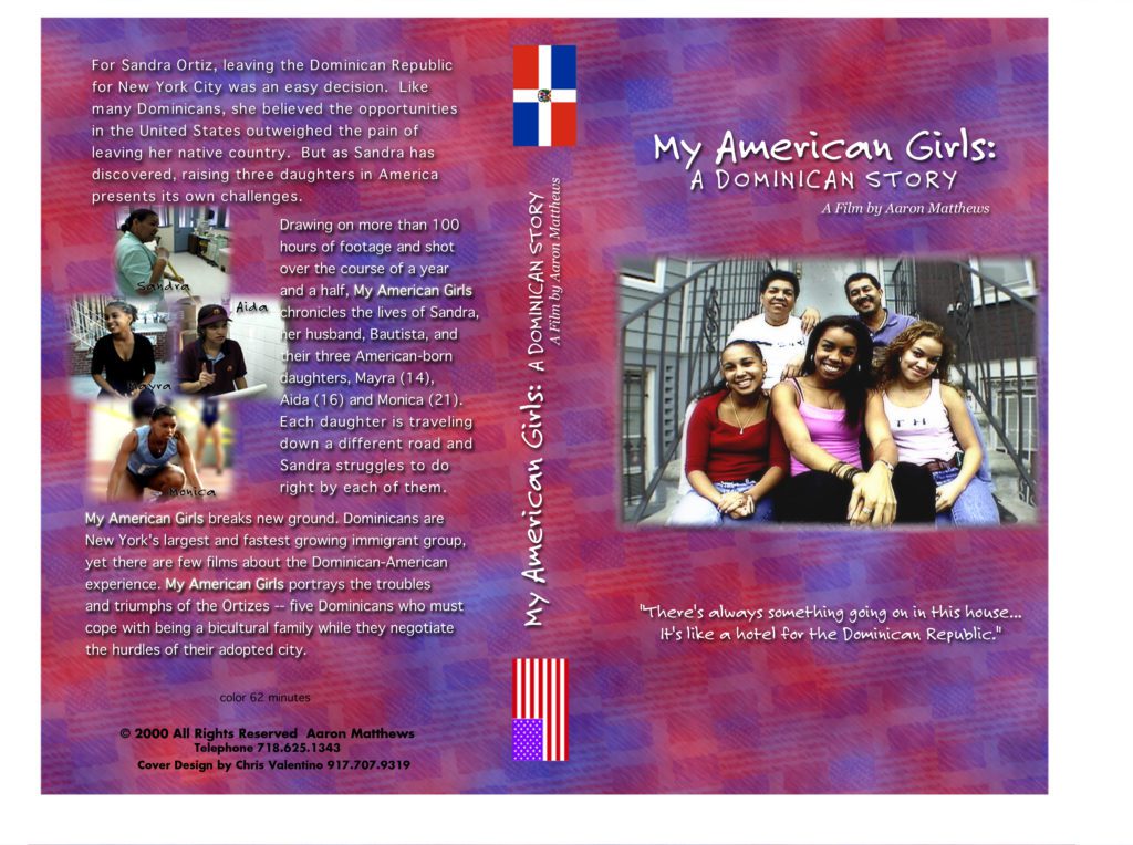 DVD Cover for My American Girls