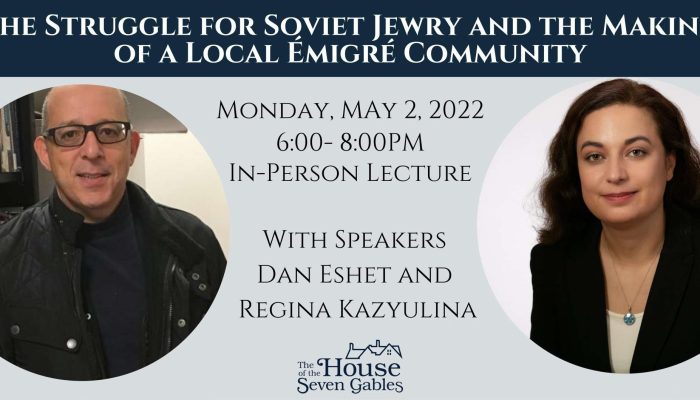 The Struggle for Soviet Jewry and the Making of a Local Émigré Community Monday May 2