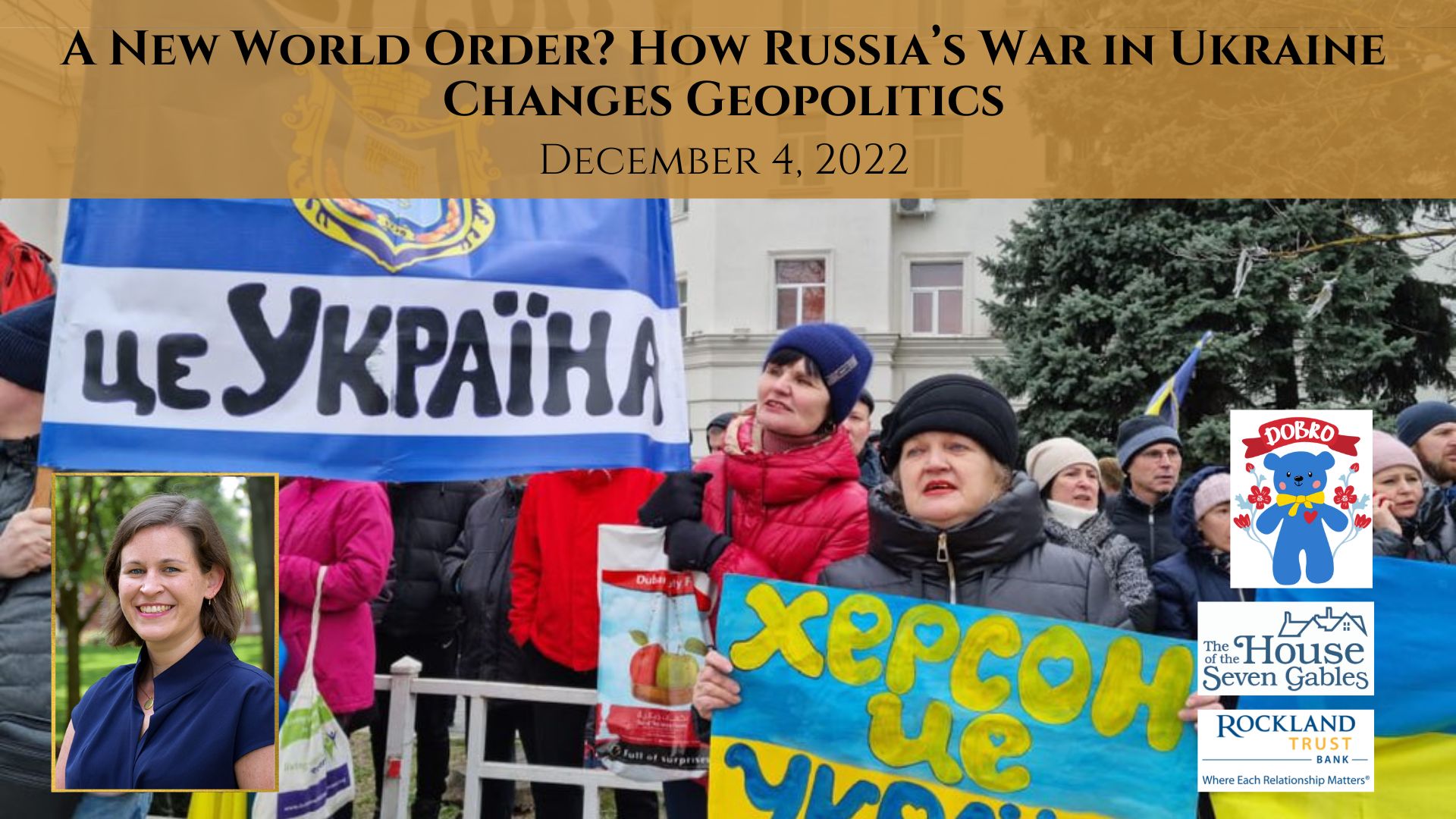 A New World Order? How Russia’s War in Ukraine Changes Geopolitics